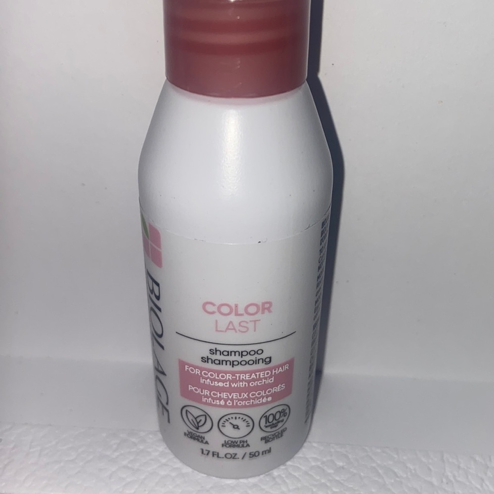 🌷4/$25 NWT biolage color last shampoo travel size